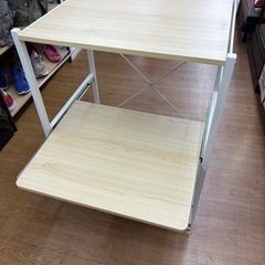 ☆ドリーム荒牧店☆☆ジモティー割引有☆ 3段キッチンラック/NA×WHTの画像