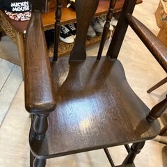 vintage アンティーク好きに キッズ 椅子 子供用チェア 木製 おしゃれインテリア の画像