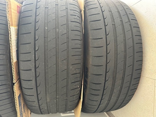 ?希少‼️PCD100 WORK デュランダル DD5.2 19インチ 8.0 美品　4本セット　タイヤ付 タイヤ新品なのでそのまま履
