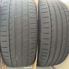 🛞 WORK デュランダル DD1 19インチ 8.0 美品　4本セット　タイヤ付 タイヤ新品なのでそのまま履けます！！多少値下げ可💓‪の画像