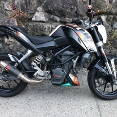 KTM 200DUKE自賠責付
の画像