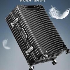 新品 キャリーケース スーツケース 42L Sサイズ ブラック 軽量 アルミフレームの画像