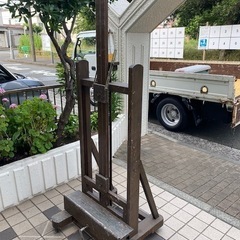 画壇イーゼル　大型　20kgの画像