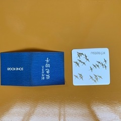 藍色切子グラス5客セットの画像