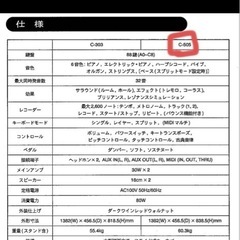 電子ピアノの画像