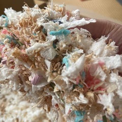 ハムスター　床材　いろいろ混ぜ込みの画像