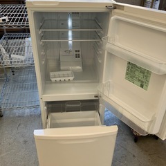 K2507-344 Panasonic 2ドア冷蔵庫 NR-BW14BC-W 2018年製 動作確認済み キズ汚れ有りの画像