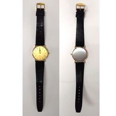 LONGINES Presence 腕時計 ゴールド×ブラック ロンジン プレザンス クォーツ 電池交換済み 稼働品 札幌市 中央区 南12条の画像