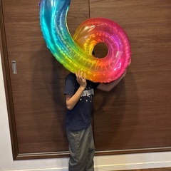 [4売切れましたꕤ︎︎·͜·]約85cmのBIGなナンバーバルーン1つ50円の画像