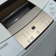 美品 Haier ハイアール 全自動洗濯機 7.0kg 大容量 縦型 家庭用 風乾燥の画像