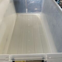 収納ケース　No.4214　クリア　蓋付き収納　【リサイクルショップどりーむ荒田店】の画像