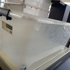 収納ケース　No.4214　クリア　蓋付き収納　【リサイクルショップどりーむ荒田店】の画像