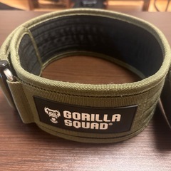 パワーベルト/GORILLA SQUAD Mサイズ　カーキの画像