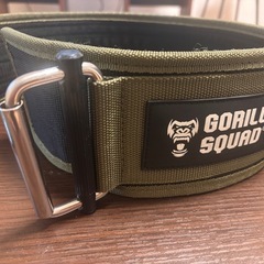 パワーベルト/GORILLA SQUAD Mサイズ　カーキの画像