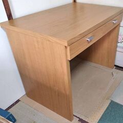 逗子 机 デスクテーブル 家具 インテリア リモートワーク 勉強机 引き出し　の画像