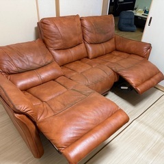 リフライニング　ソファーの画像