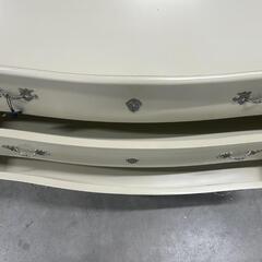 ジモティー割引🏷️【ジャングルジャングル岸和田和泉インター店】3段キャビネットラック ホワイト アンティーク風 和泉市 堺市 岸和田市 泉大津市 高石市 泉北郡熊取町の画像