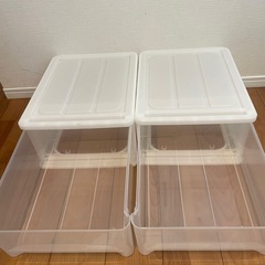 収納ケース　２個セット(受け渡し予定者確定済)の画像