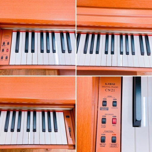 7FG2 KAWAI カワイ 電子ピアノ CN21 木製鍵盤 楽器 