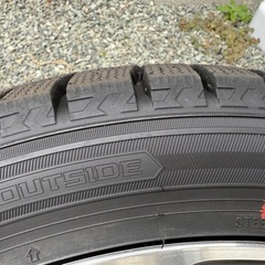 ［バリ溝］SUBARU WRXS4（VAG）純正18インチアルミ＋スタッドレス225/45R18　2023年製の画像