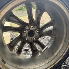 ［バリ溝］SUBARU WRXS4（VAG）純正18インチアルミ＋スタッドレス225/45R18　2023年製の画像