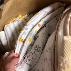 ジョイントマット　撮影用マット　ベビー服、ガーゼケット、防寒ケープ、その他まとめての画像