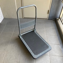 対荷重150kg 折りたたみ台車　静音キャスターの画像