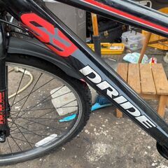 リサイクルショップどりーむ天保山店　No347 自転車　キッズ　２６インチ　DRIDE　ギア切替６段変速　LEDライト付き　状態良好　定価３．２万円の画像
