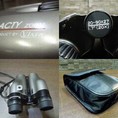 Vixen ACTY ZOOM 20-90×27 1.7°（20×） 双眼鏡 ソフトケース付き バードウォッチング ビクセン レタパ可 札幌市 新道東店の画像
