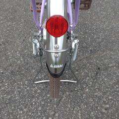 20インチ　自転車　紫色の画像