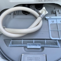【RKGSE-339】特価！シャープ/5kg/タテ型全自動洗濯乾燥機/ES-TX5A-P/分解洗浄/中古品/2017年製/当社より近隣地域無料配達の画像