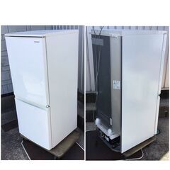 371 【2020年製】SHARP ノンフロン冷凍冷蔵庫 SJ-D14F-W 137L 2ドア １人暮らし用 フリーケース欠品 訳アリ品 の画像