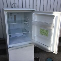 371 【2020年製】SHARP ノンフロン冷凍冷蔵庫 SJ-D14F-W 137L 2ドア １人暮らし用 フリーケース欠品 訳アリ品 の画像