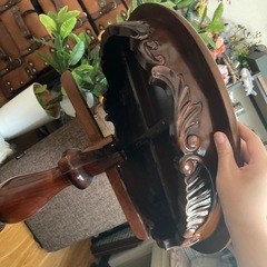 猫足ミニテーブルの画像