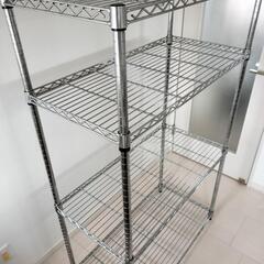 大型スチールラック 奥行約46cm☓幅約91cm☓高さ約151cm 棚 収納の画像