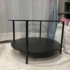 IKEA イケア ガラステーブルの画像