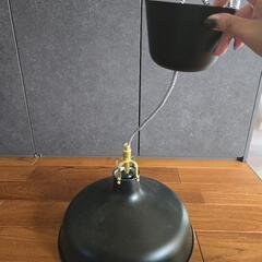 IKEA 照明 ブラックの画像
