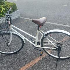 🔰自転車6速シマノ前カゴ付き26インチの画像