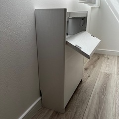ケーブルボックス・ルーター 収納ボックス（木製・幅40cm）の画像