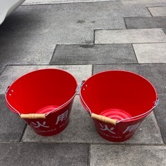 防火用バケツの画像