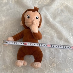 おさるのジョージのぬいぐるみの画像
