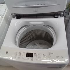 リユースのサカイ栃木店★ジモティ割あり★ Haier 洗濯機 JW-U55B 5.5ｋｇ 24年製 動作確認／クリーニング済み TC9957の画像