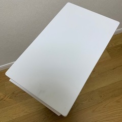 ニトリ ペダル式ゴミ箱（ホワイト）の画像