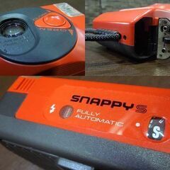 当時物 CANON コンパクトフィルムカメラ SNAPPYS スナッピーS 35mm 1:4.5 レッド 通電確認済 キャノン 札幌市 新道東店の画像