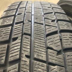 社外アルミホイール冬タイヤセット YOKOHAMA 165/60R15 4本 ハスラーフレアーソリオ上げトラの画像