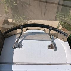 BIKE汎用風防　当時物　ステー付きの画像