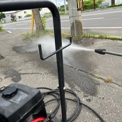 共立 エンジン式 高圧洗浄機 WH1511-GB 動作確認済み MAX15MPa 強力 ガン•高圧ホースセット 部品交換完了！ やまびこ　中古良品！ ④の画像