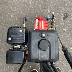 共立 エンジン式 高圧洗浄機 WH1511-GB 動作確認済み MAX15MPa 強力 ガン•高圧ホースセット 部品交換完了！ やまびこ　中古良品！ ④の画像