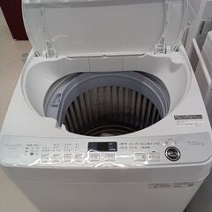 リユースのサカイ栃木店★ジモティ割あり★ SHARP 洗濯機 ES-GE7E 7kg 21年製 動作確認／クリーニング済み TC9959の画像