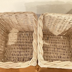 
【未使用品】バスケット2個セット　小物入れ　使い勝手がいいの画像